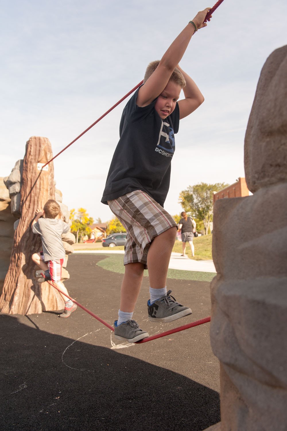 PlayWorks Spruce Avenue Playground in Edmonton, Alberta!